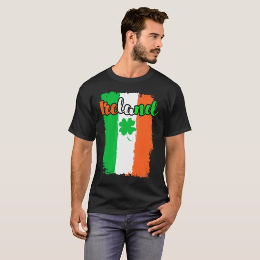 Ireland shamrock St Patrick's Day  1 T-shirt (Voorkant volledig)