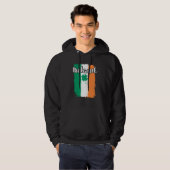 Ireland shamrock St Patrick's Day Hoodie (Voorkant volledig)