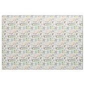 Ireland Sketch Doodle Pattern Stof (Fat Quarter)