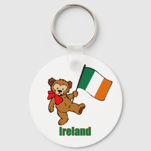 Ireland Teddy Bear Sleutelhanger