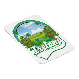 Ireland Travel logo Magneet
