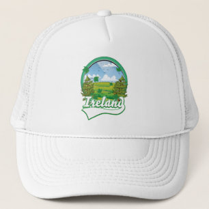 Ireland Travel logo Trucker Pet
