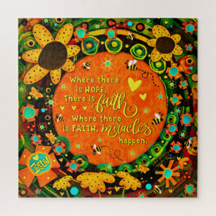 Irelyn's Faith Miracle Floral Fun Legpuzzel