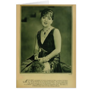 Irene Bordoni 1929  portretkaart