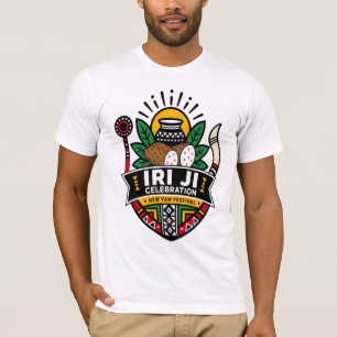 Iri Ji Ohuru Nieuw Yam Festival T-Shirt - Igbo Oog