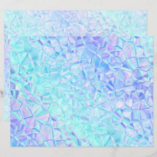 iridescence glaciale : feuille de papier
