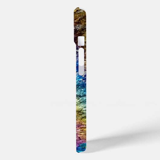 Iridescence regenboogkleur zeldzame minerale foto Case-Mate iPhone case (Achterkant / Links)