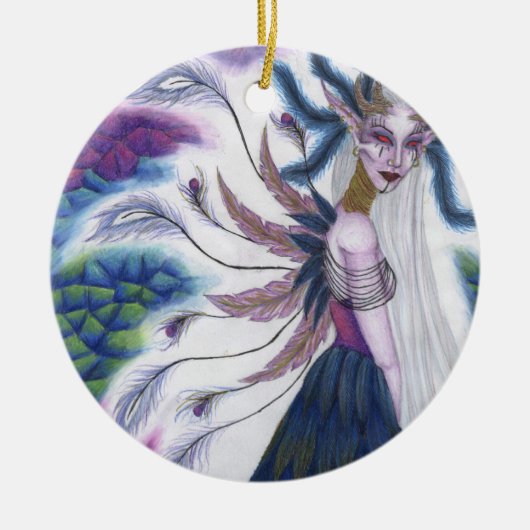 Iridescence Round Ornament (Voorkant)