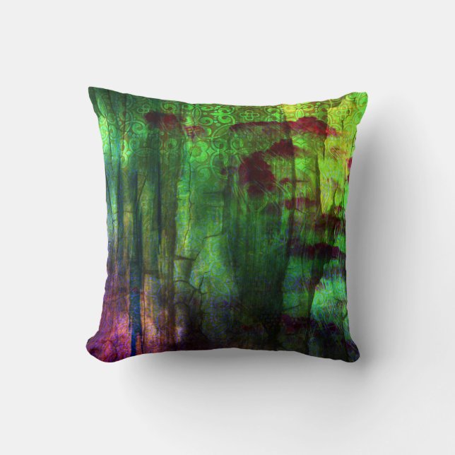  Iridescent Abstract Design Pillow Kussen (Voorkant)