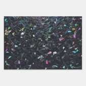 Iridescent Abstract Stained Glass Pattern Inpakpapier Vel (Voorkant 3)