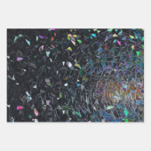 Iridescent Abstract Stained Glass Pattern Inpakpapier Vel (Voorkant 2)