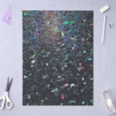 Iridescent Abstract Stained Glass Pattern Tissuepapier (Craft)