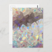 Iridescent Aura Crystals Briefkaart (Voorkant / Achterkant)