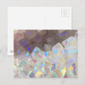 Iridescent Aura Crystals Briefkaart (Voorkant / Achterkant)