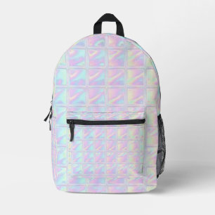 Iridescent Bedrukte Rugzak