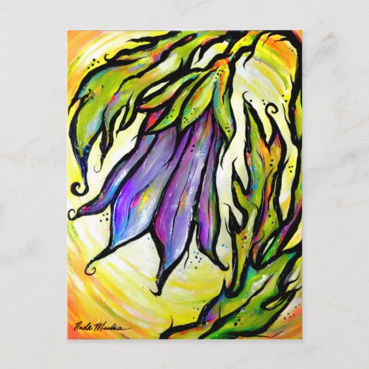 Iridescent Bell Briefkaart (Voorkant)