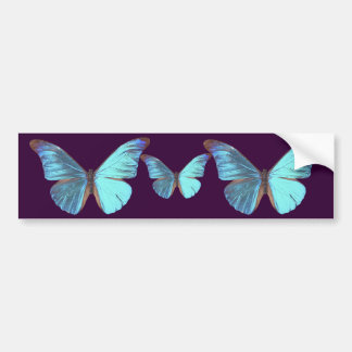  Iridescent Blue Butterfly Bumpersticker