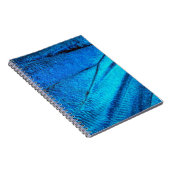 Iridescent Blue Butterfly Wing Notitieboek (Rechterzijde)