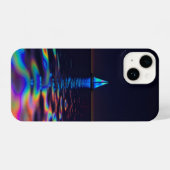 Iridescent boat phone case  iPhone hoesje (Achterkant horizontaal)