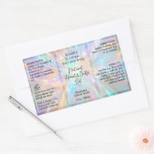 Iridescent Bottle Label 4oz Oil Dropper Product (Envelop)