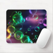 Iridescent bundel op zwart muismat (Met muis)