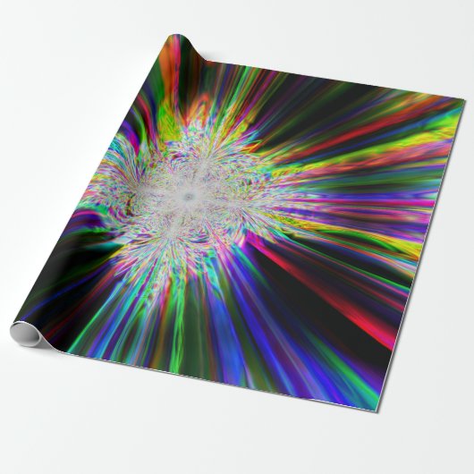 Iridescent Chrome Eleven Cadeaupapier (Uitgerold)