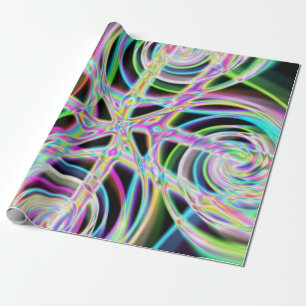 Iridescent Chrome Nine Cadeaupapier