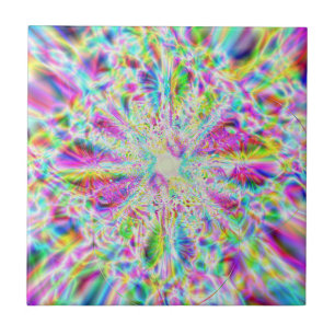Iridescent Chrome Nine Tegeltje