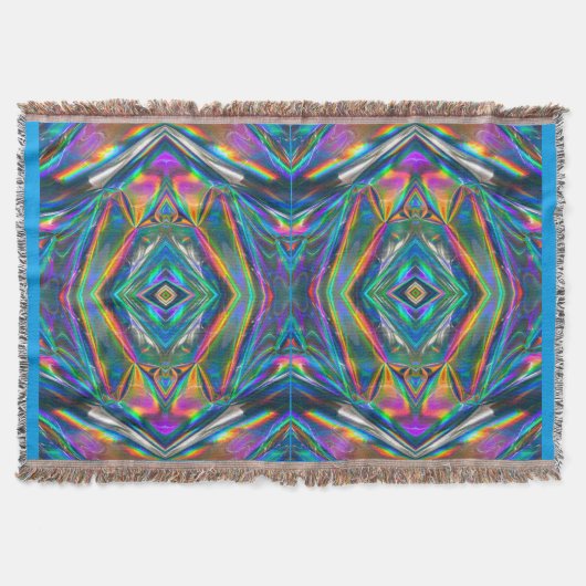 Iridescent Chrome Throw Blanket Deken (Voorkant)