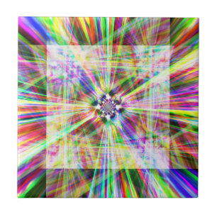 Iridescent Chrome Twelve Tegeltje