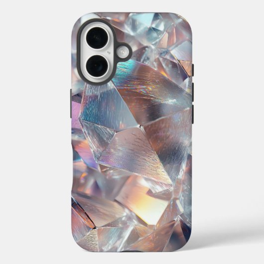 Iridescent Crystal Matching Paar Telefoonhoes Case-Mate iPhone Case (Achterkant)