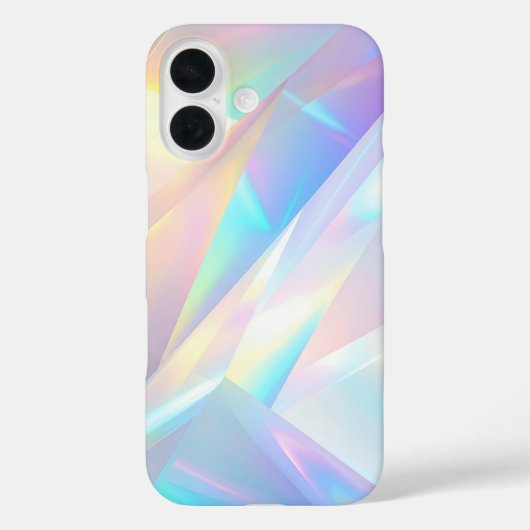 Iridescent Crystal Prism Holographic Design Case-Mate iPhone Case (Achterkant)