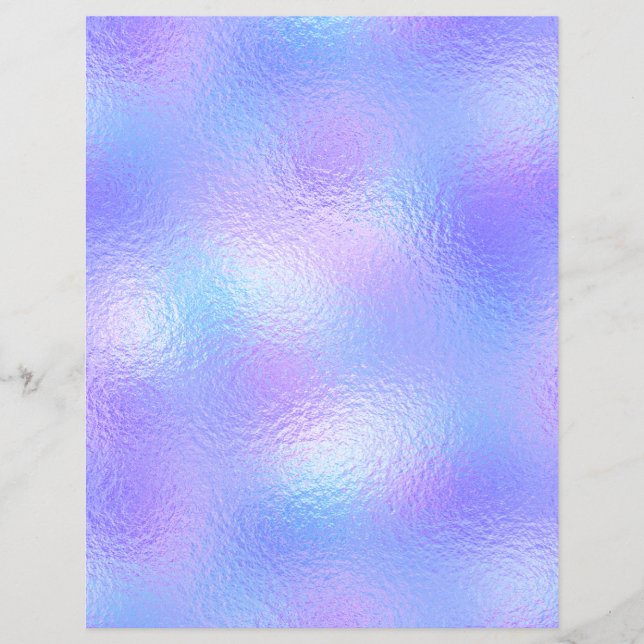 Iridescent Faux Foil Scrapbook Paper No. 68 (Voorkant)