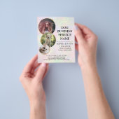 Iridescent Faux Holographic Walker Pet Sitting Flyer (Hand)