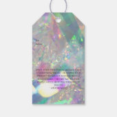 Iridescent Gift Labels | Labels voor zakelijke tek Cadeaulabel (Achterkant)