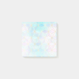 Iridescent Glass Geometric Patroon Post-it® Notes