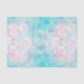 Iridescent Glass Geometric Patroon Tissuepapier (Voorkant)