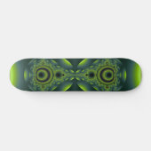 Iridescent Green Fractal Skateboard Deck (Horz)