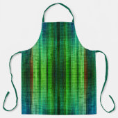 Iridescent Green Weave All-Over Print Schort (Voorkant)