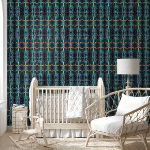 Iridescent Holiday Dream 🎄 Gloeiende kerstboom Behang