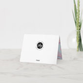 Iridescent Holographic Bedankt voor uw bestelling (Achterkant)