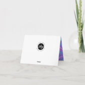 Iridescent Holographic Bedankt voor uw bestelling (Achterkant)