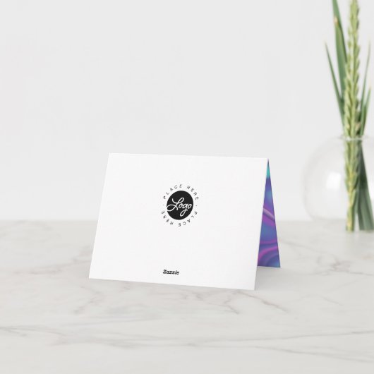 Iridescent Holographic Bedankt voor uw bestelling (Achterkant)