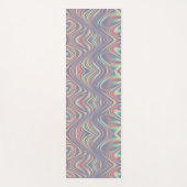Iridescent Holographic Swirl Texture Yogamat (Voorkant)