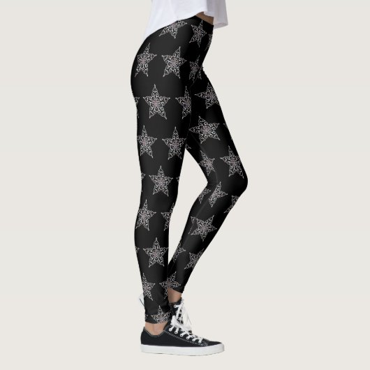 Iridescent kerstStar-Leggings Leggings (Rechts)