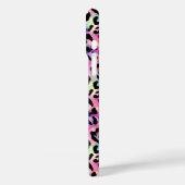Iridescent Luipaardprint Monogram Case-Mate iPhone Case (Achterkant / Links)