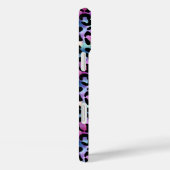 Iridescent Luipaardprint Monogram Case-Mate iPhone Case (Achterkant / Rechts)