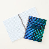 Iridescent Meermaartstaarten Draaksschubben Notitieboek (Binnen)