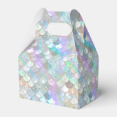 Iridescent Mermaid Scales Clam Shell V1 ID1144 Bedankdoosjes (Achterkant)