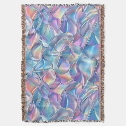 Iridescent Metallic 6 geometrisch Deken (Voorkant Verticaal)